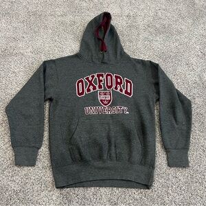 Vtg Oxford University Hoodie Logo Jumper Sweater England 90s Y2K Women’s Size XS